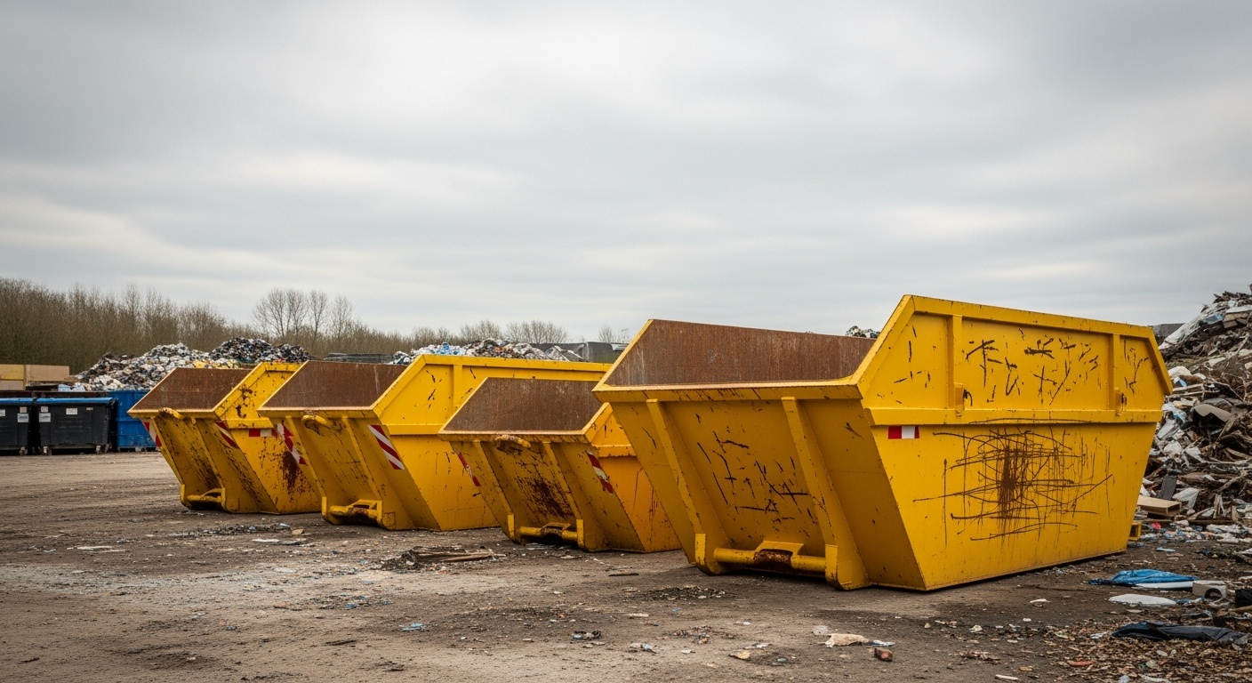 Why are skips measured in yards?